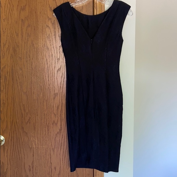 French Connection Fitted Navy Dress Size 2 - Picture 2 of 6